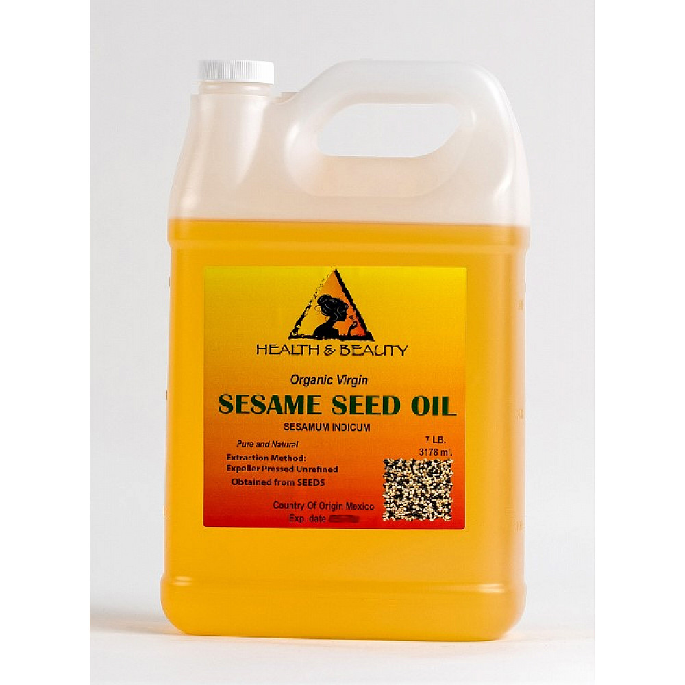 Sesame oil unrefined organic carrier expeller pressed virgin raw pure 7